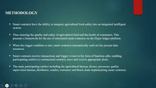 Smart Contract-Based Agricultural Food Supply Chain Traceability