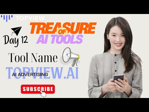 Day 12: Game-Changing AI Tool for Ads! 📢| AI-Powered Advertising? Meet TOPVIEW.AI! 🔥