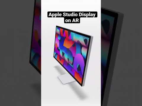 Apple Studio Display on AR | #shorts #apple #studiodisplay #trending