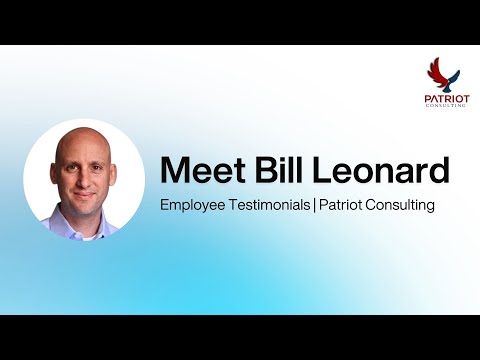 Meet Our Senior Account Manager and Cloud Solution Provider, Bill | From Microsoft to Patriot
