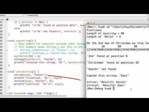 C Programming Basics : Learn C Fundamentals by Coding I PART-51 String functions