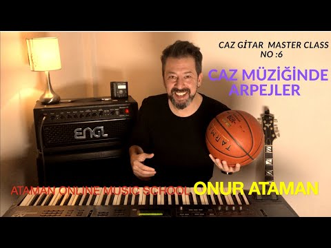 CAZ GİTAR MASTER CLASS NO :6 Caz Müziğinde Arpejlerin kullanımı  dijital paternlerin oluşturulması