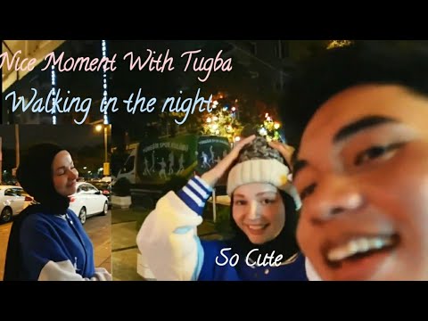 Menikmati Indahnya Malam Kota Ankara !! Moga lekas sembuh ya Fiki .... Tugba yang sabar yaa