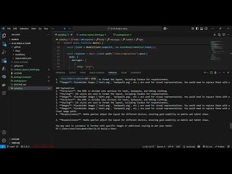 I built my first JavaScript AI App!