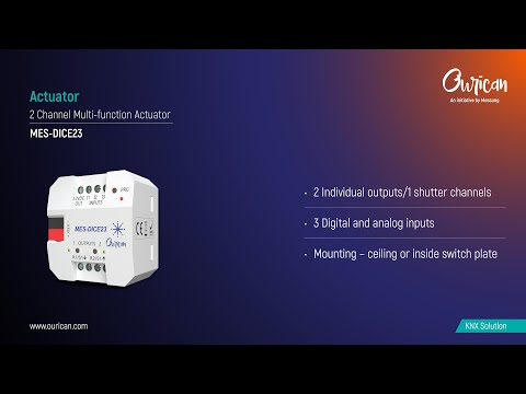 Two 16A outputs and three inputs  | MES-DICE23 | #homeautomation #smarthome #ouricanautomation