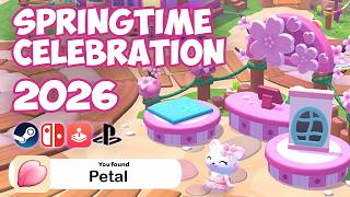 Finding ALL The Hidden Petals FAST In Hello Kitty Island Adventure's 2026 Springtime Celebration