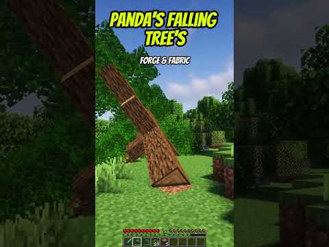 Panda's Falling Tree's Mod - Must Try Minecraft Mods - Part 14 #minecraftmods