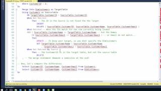 Using SQL Merge for SCD ETL