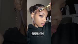 Viral Edge Control | How to Lay Edges | Protective Styles