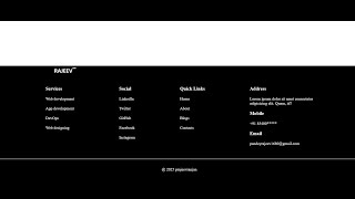 Create a Stunning Website Footer in Minutes with HTML & CSS