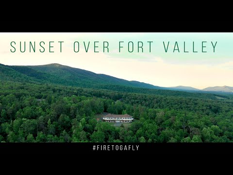 Sunset Over Fort Valley | Fire Toga Films | Drone Footage