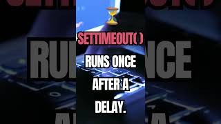 SetTimeout vs SetInterval – What’s the Difference? ⏰ #learnjavascript #coding #frontendcourse