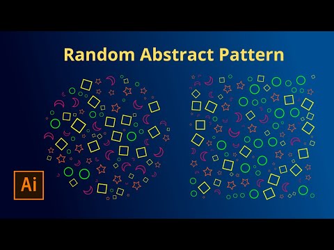 How to Create an Abstract Pattern Using Fillinger Script in Minutes #adobeillustrator #illustrator