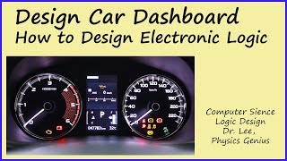How to design car dashboard. Electronic design.