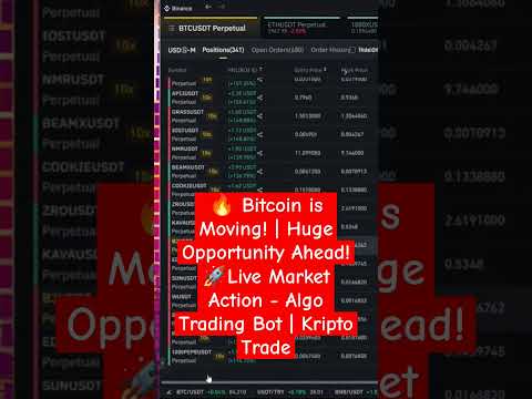 🔥 Bitcoin is Moving! | Huge Opportunity Ahead! 🚀Live Market Action - Algo Trading Bot | Kripto Trade