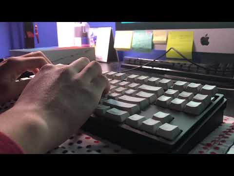 TX87 w/ SKCM Blue Alps typing sound test