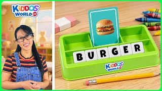 Learn to Spell Food Names | Spelling Words for Kids and Toddlers