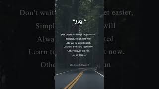 Life quotes WhatsApp status | English status | Best Inspirational quote #Shorts #explore #motivation
