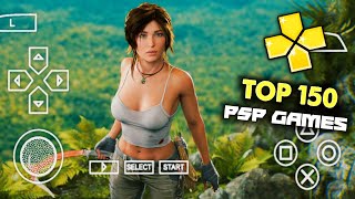 Top 150 PSP Games For Android PPSSPP || ALL TIME BEST