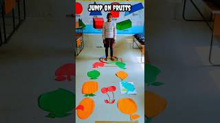 Jump on Fruits 🍎 | Fun Learning Classroom Activity #shorts#viral#youtubeshorts