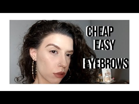 Easy, Drugstore, Beginner Eyebrows