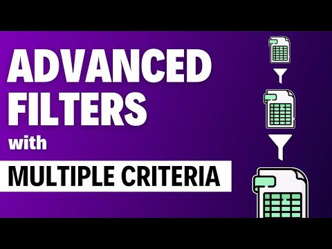 Advanced Filters in Excel | How to Filter and Copy Data with Multiple Criteria like a PRO