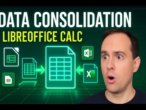 Data Consolidation in LibreOffice Calc | Easy Guide for NIELIT Students