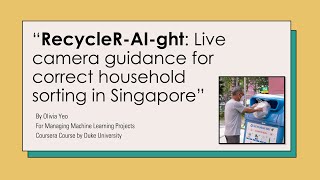 Managing ML Project - Recycle.R-AI-ght!