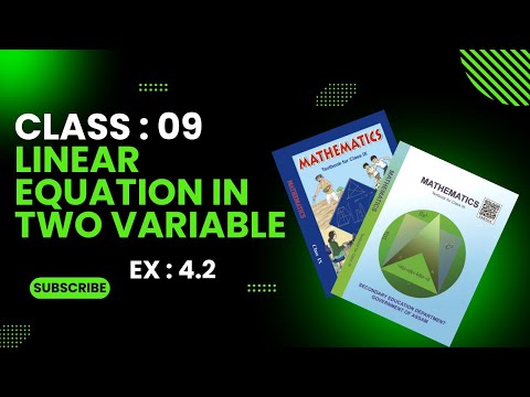 Class 9 maths | Ex - 4.2 |  | linear equations in two variables #class9maths #mdirshadmaths #ncert