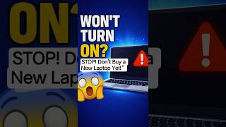 Laptop Won’t Turn On? Fix It in 15 Seconds! ⚡