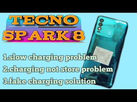 💥TECNO SPARK 8 SLOW CHARGING PROBLEM 📡|| #tecnospark8 #techkundan #slowcharging #charging ||