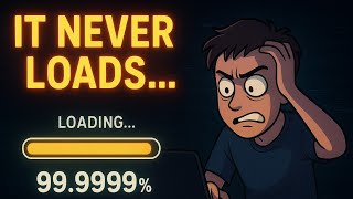 I Built a Website That NEVER Stops Loading 😅 | TheLoadingScreen02.com #UselessWebsite #WebDev #Funny