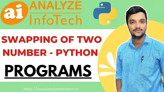 Swapping of two numbers - Python || Analyze InfoTech
