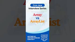 Array vs ArrayList in Java 🔥 | Key Differences in 60 Seconds #shorts