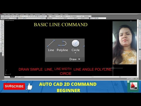 BASIC LINE COMMAND For Auto CAD
