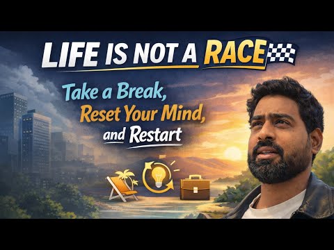 Life Is Not a Race - Take a Break, Reset Your Mind, and Restart