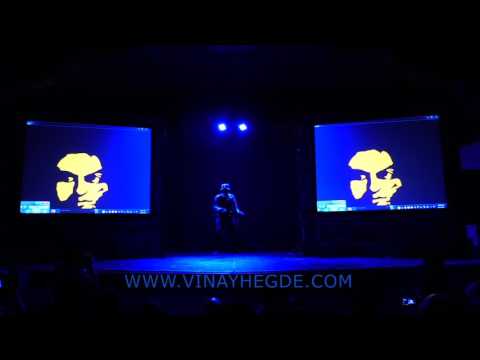 Tilt Brush Virtual Reality art Swami Vivekananda ji by Vinay Hegde Cosmic Splash