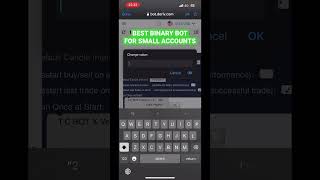 Best binary bot for small accounts #forex #binary # #binarybot #binaryhackerbot #derivbot #hpro #vpr