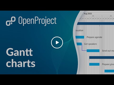 OpenProject Gantt Charts - project plans and timelines