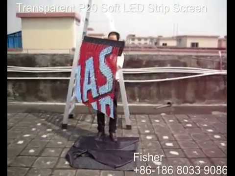 Transparent LED Display Transparency LED Screen (flexible.led.display.screen@gmail.com