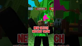 Instant Grow Glitch 🤫🌳 #roblox #growagarden