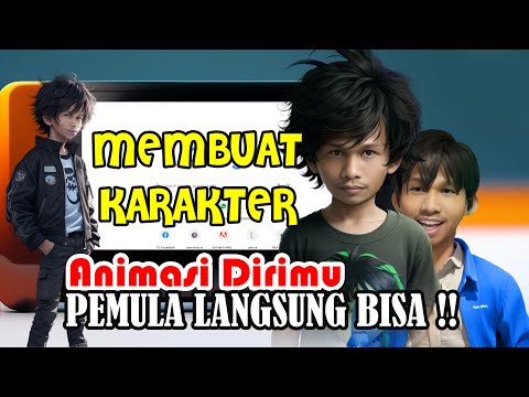 Cara Aku Membuat Karakter Animasi dengan Ai  l  Pemula Langsung Bisa