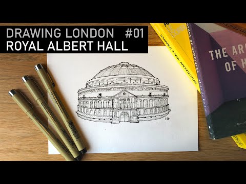 Royal Albert Hall - Drawing London #1 | Architecture History