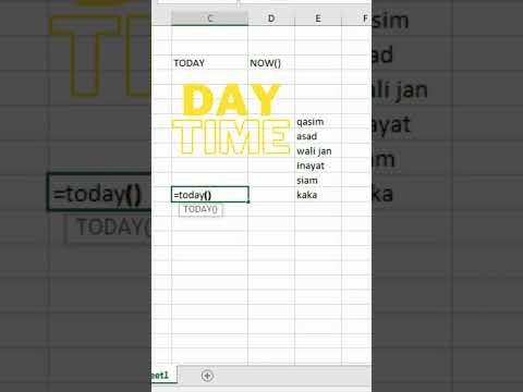 excel day and time  #trendingshorts #newtrend #excel #exceltricks #excelvideos  #exceltraining