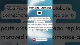 AWS Flashcards RDS 3 #aws #awscertification #cloudlearning