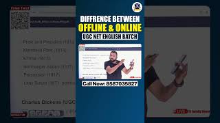 UGC NET English Online vs Offline Classes | Which Is Better?