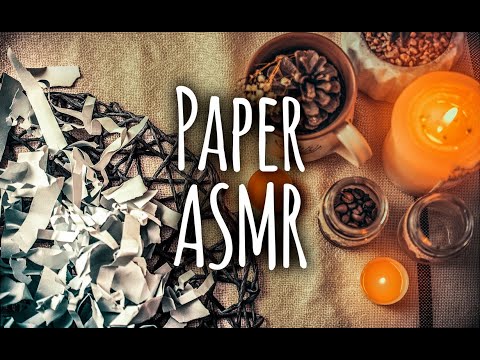 ASMR 💤📄Satisfying Paper Ripping, Cutting and Crumpling 😴