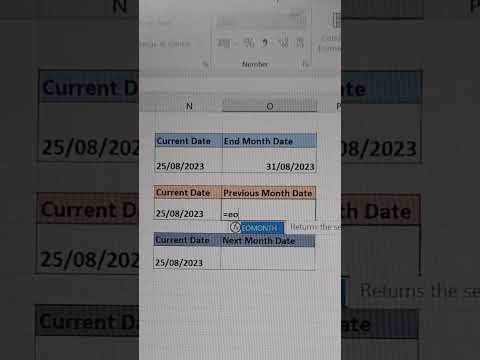 Excel Month Year Triick #shorts #accounting #mswordinhindi #finance  #financialeducation #excelguru