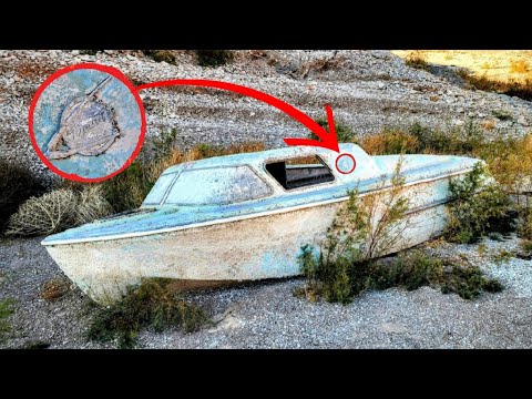 I Found This Boat on an Island at Lake Mead