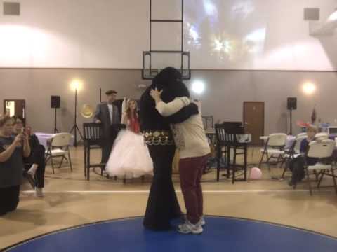 Barbara Coleman dancing with Elvis